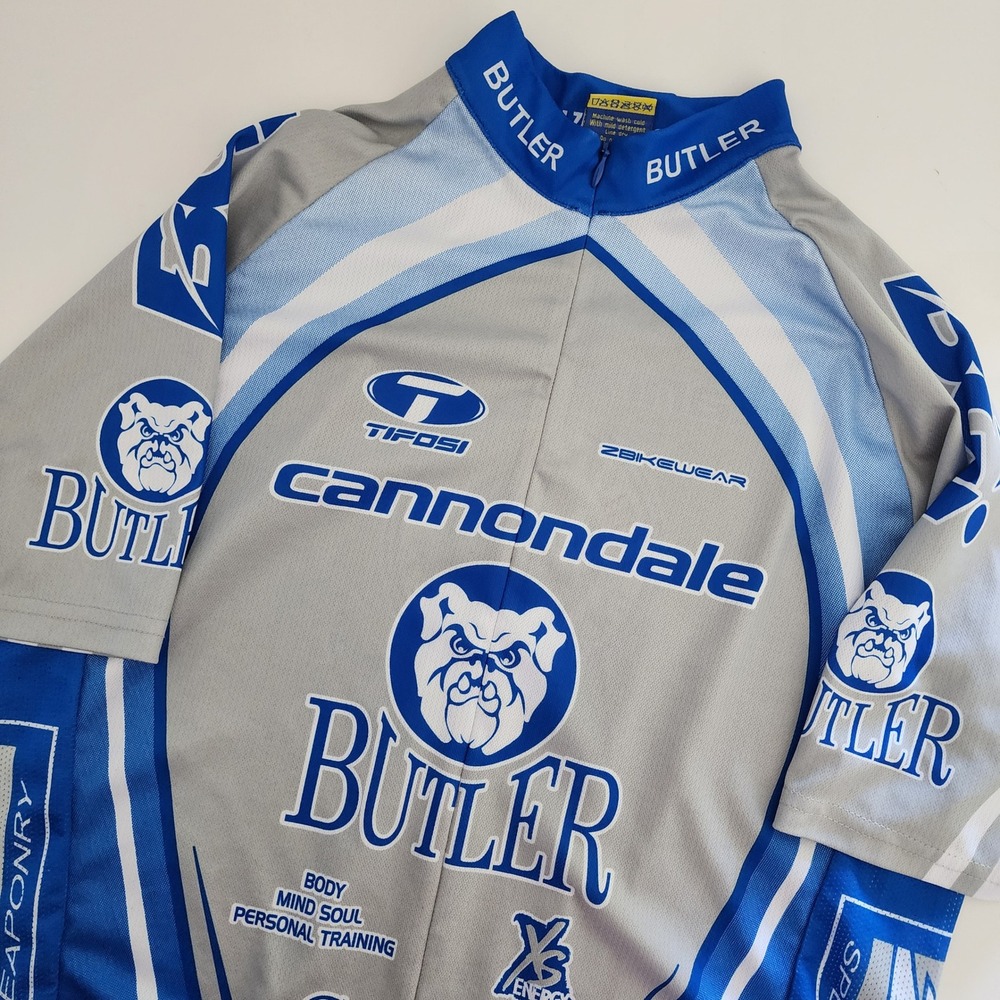 Butler University Cannondale Cycling‎ Jersey Men's Size M Short Sleeve Tifosi
